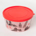 Фото 2 товару Ємкість кругла з декором/кольрова 2,5 л + кришка "Полімерні вироби" Фото 2 товару Ємкість кругла з декором/кольрова 2,5 л + кришка "Полімерні вироби"