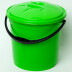 Фото 1 товару Відро + кришка 10л. (Кольорове) "R-plastic " Фото 1 товару Відро + кришка 10л. (Кольорове) "R-plastic "